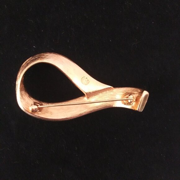 Swarovski Vintage Infinity Drop Austrian Crystal Brooch And Earrings  Baguettes - Picture 2 of 3